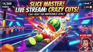 Slice Master LIVE - New Levels, New Challenges! ⚔️ #Live #Shortsfeed #Gaming