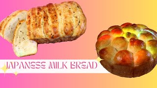 Japanese Milk Bread 2 Ways! Dinner Rolls and Garlic Pull apart loaf