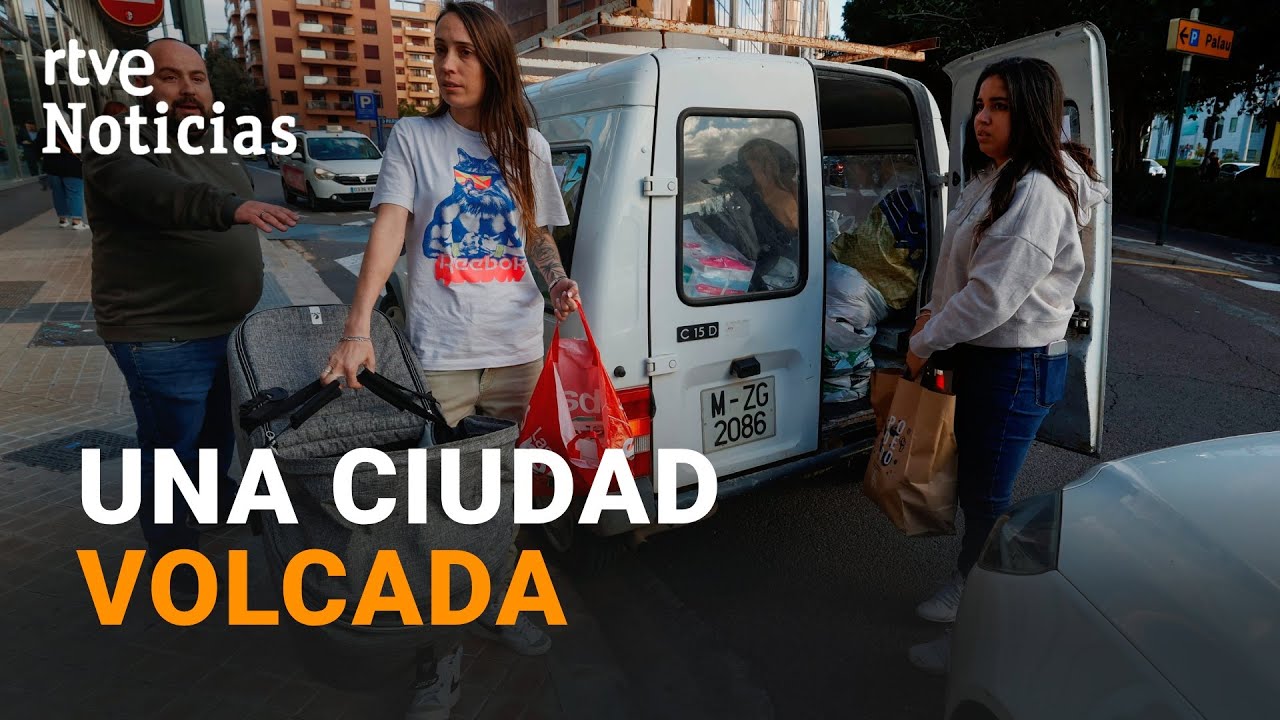 INCENDIO VALENCIA: 124 VECINOS del EDIFICIO en LLAMAS, REALOJADOS en dos HOTELES  | RTVE