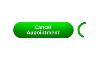 Cancel Appointment Computer Mouse Clicking Animation on white background