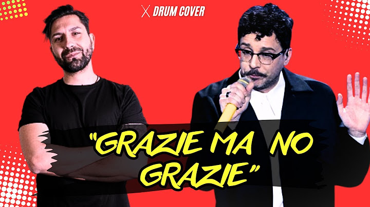 Willie Peyote - "Grazie ma no grazie" - Drum cover