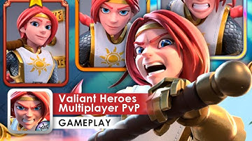 Valiant Heroes Gameplay (Android) Multiplayer PvP
