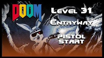 DooM PSX - Pistol Start - Ultra Violence - 100% Secrets & Monsters - Level 31 - Entryway