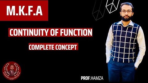 Continuity of a function in Urdu/Hindi (M.K.F.A)