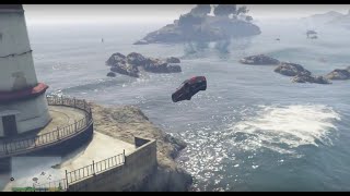 Grand Theft Auto V_20151027 千辛萬苦跳水飛車，最後第50個