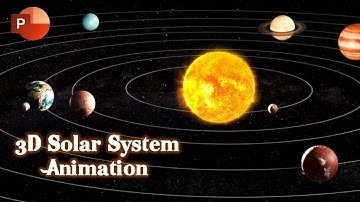 3D Solar System Animation in PowerPoint Tutorial