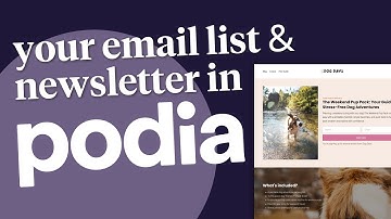 [Webinar Replay] Set up your email list and newsletter in Podia