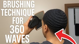 Does Brushing Technique Matter for 360 Waves? 