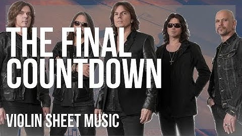 Violin Sheet Music: How to play The Final Countdown by Europe