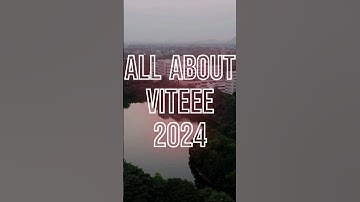😍 VITEEE  Complete Info in 1 Minute 🔥VIT Vellore CSE 💖 Non JEE Exams for JEE Aspirants #shorts