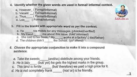 OU, BSc (CBCS) English VI sem question paper  jun/jul 2023 | Osmania university |