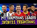 My 2020/21 Champions League Predictions | Man Utd, Liverpool, Chelsea & Man City