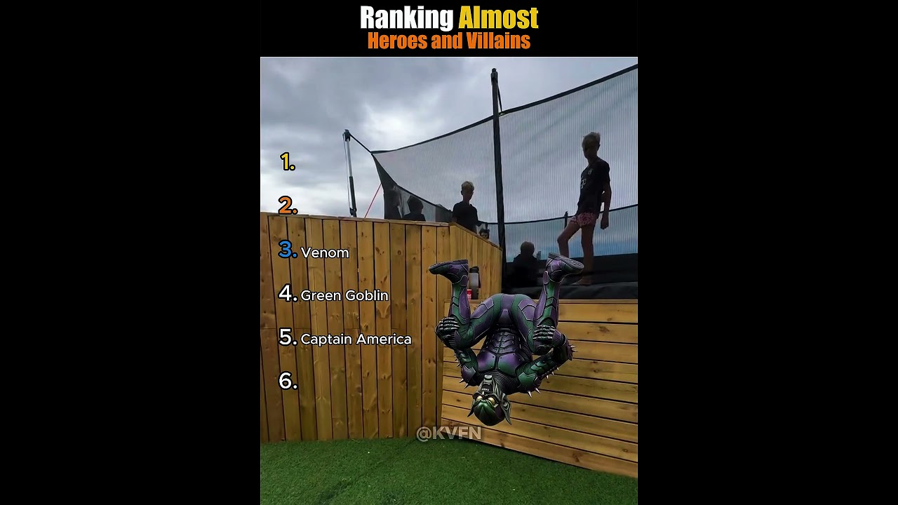 Ranking Almost Heroes and Villains