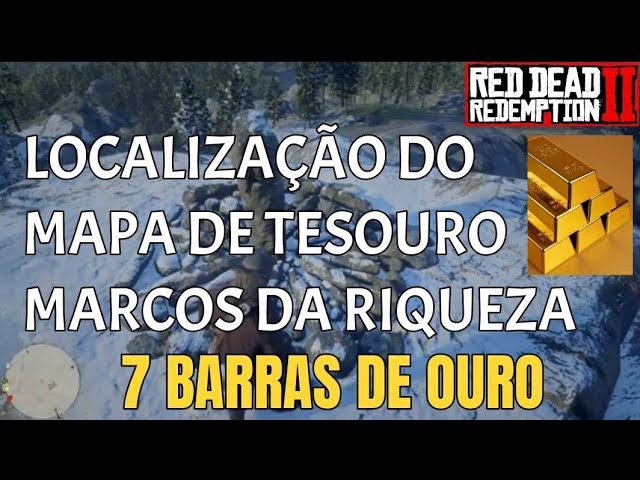 RED DEAD REDEMPTION 2 - MAPAS DO TESOURO DOS MARCOS DA RIQUEZA (LOCALIZ. E  SOLUÇÃO) 