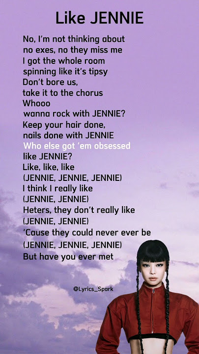 JENNIE - Like JENNIE (Lyrics) #likejennie #lyrics #jennie #shorts