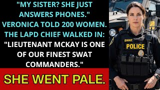 My Sister She Just Answers Phones Veronica Told 200 Women The Lapd Chief Walked In