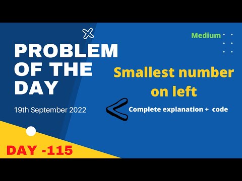 Smallest number on