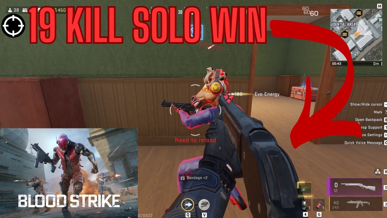EPIC 19 KILL SOLO WIN - BLOOD STRIKE - YouTube