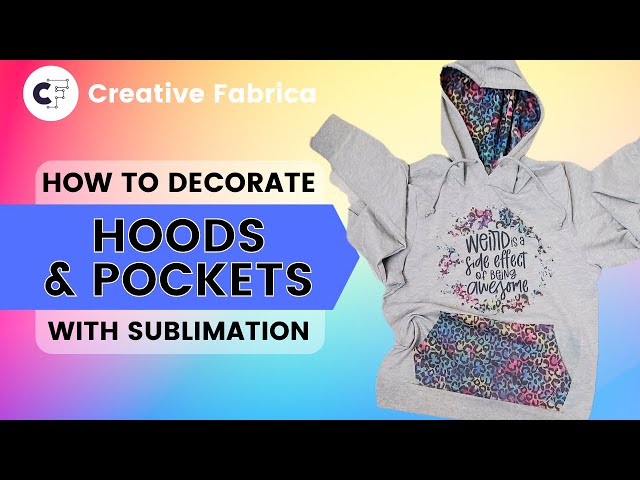 Sublimation Made Easy: Decorating Sweatshirt Pockets and Hoods Tutorial 😍  