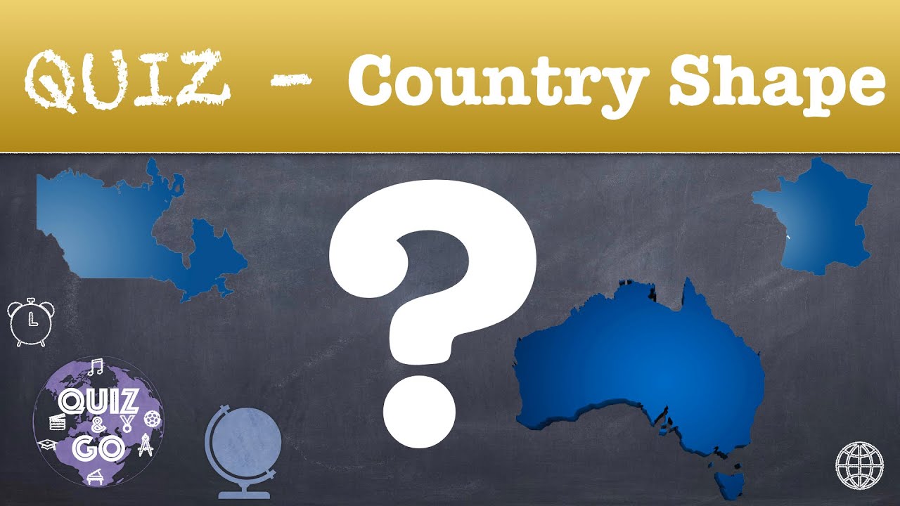 Guess The Country Shape Quiz (Easy) YouTube