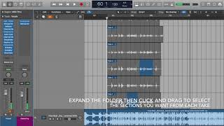 Logic Pro X: Take Folders and Track Comping