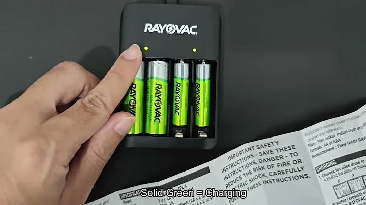 Meanings of Rayovac Battery Charger Light (Green Light, No Light, and Tips)