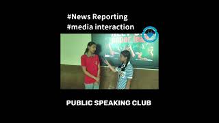 Paper Leak Media Interaction 🎤 | Public Speaking Club at Daffodil International School #shorts