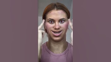 Pt. 2 #makeup without activating the Horrify filter! #funny #comedy #shorts #beauty