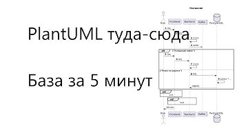 PlantUML. UML Диаграмма последовательности