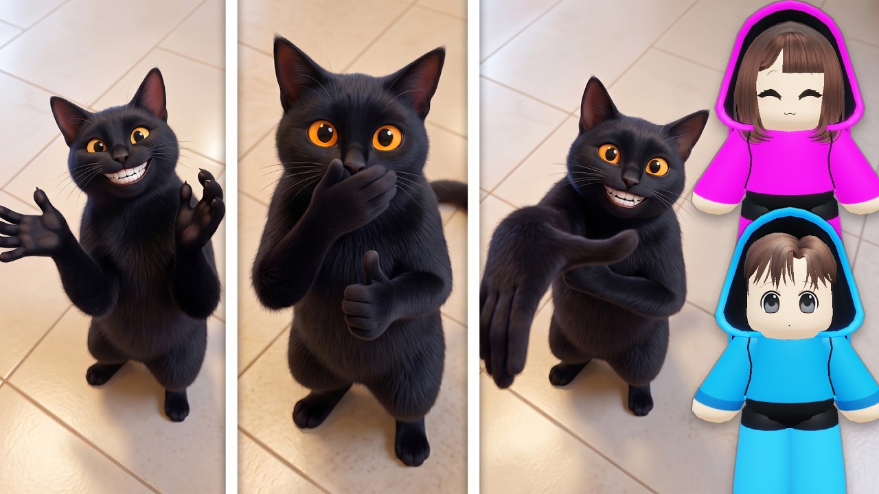 Yuta, Mio Ajak Popo Dan Mimi Mencari Kucing Tepuk Tangan || ROBLOX