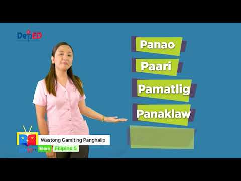 GRADE 5  FILIPINO  QUARTER 1 EPISODE 3 (Q1 EP3): Wastong Gamit ng Panghalip