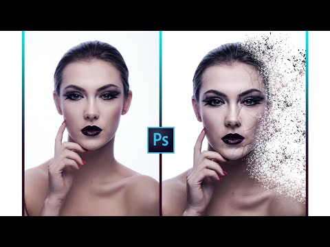 Disintegration Effect ( Scatter with Photoshop)