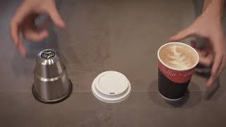Lid Safe Coffee Cup Lid Applicator Demonstration