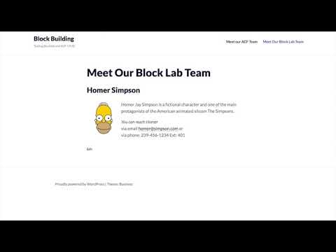 Block Lab Using Blocks