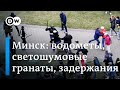 Насилие против мирных демонстрантов в Минске