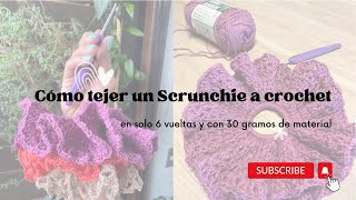 Scrunchie XL a crochet