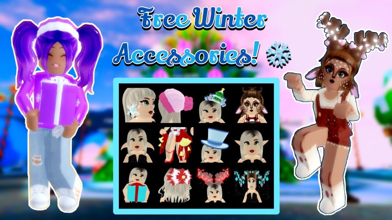 SNOWFLAKE EARRINGS! GUIDE TO GET FREE WINTER ACCESSORIES! ️ Royale High ...