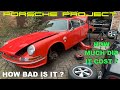 Porsche 911 Project ....  How Bad Is It ? What Did It Cost ?