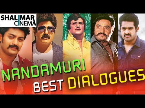 Nandamuri Family Best Telugu Punch Dialogues || N.T.R, Balakrishna, Harikrishna, Kalyan Ram