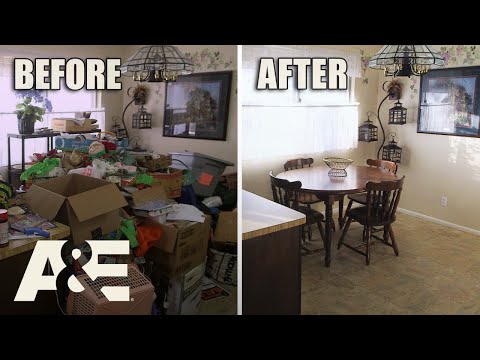 Hoarders: Before & After: Halloween Obsessed Couple Clean Up Hoard (S8) | A&E