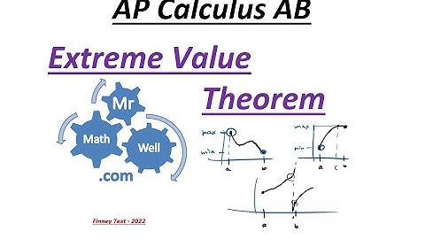 AP Calculus AB - Extreme Value Theorem