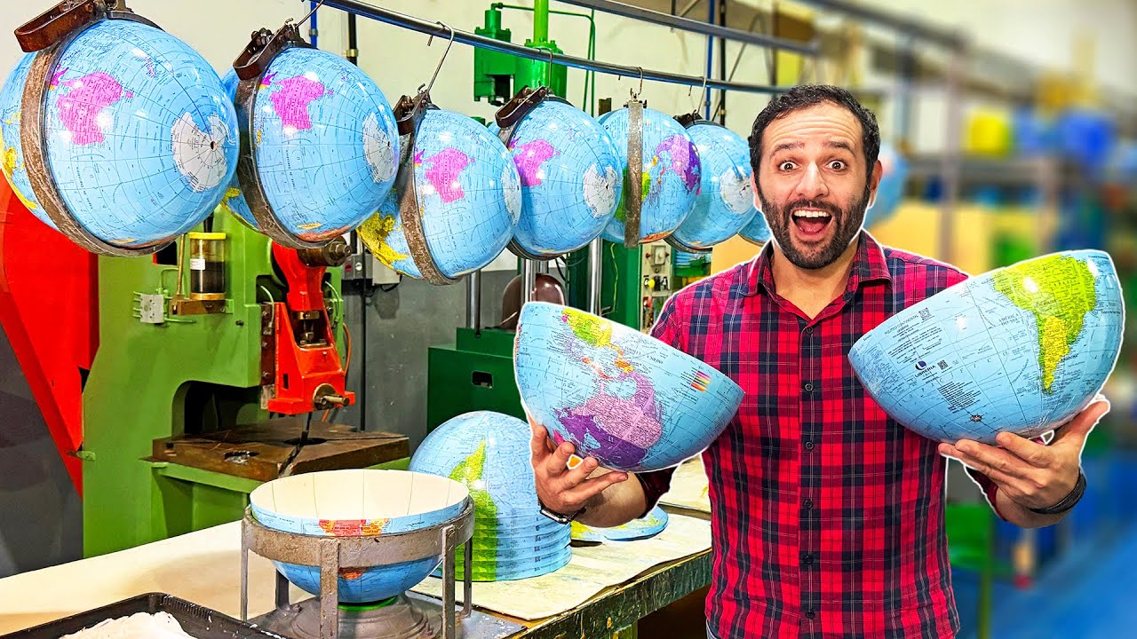 COMO é FABRICADO um GLOBO TERRESTRE? 