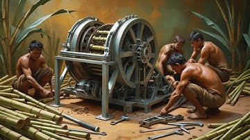 Incredible Process of Making Sugarcane Crushing Machine |How Sugarcane Crushing Machine Manufactured