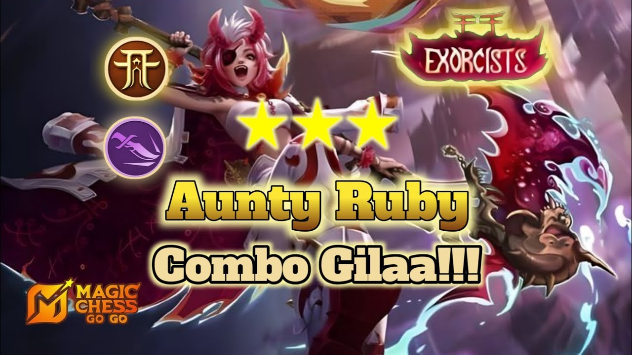 Cara Cepat Dapat Ruby Bintang 3 Combo Exorcist Swiftblade | Magic Chess Gogo 