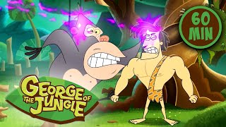 Stand Up For What's Right!  👑| George of the Jungle | 1 Hour Compilation | Cartoons For Kids