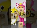 👑🌟Pinkfong e Bebê Tubarão ganharam 10 Gold Play Buttons 🌟👑