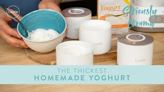 The THICKEST HOMEMADE YOGURT recipe | Thick & Creamy Greek Style Yoghurt