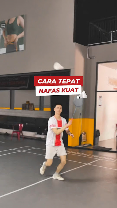 Cara Atur Nafas #badminton #belajarbadminton #badmintonequipment #badmintongear #badmintontalk