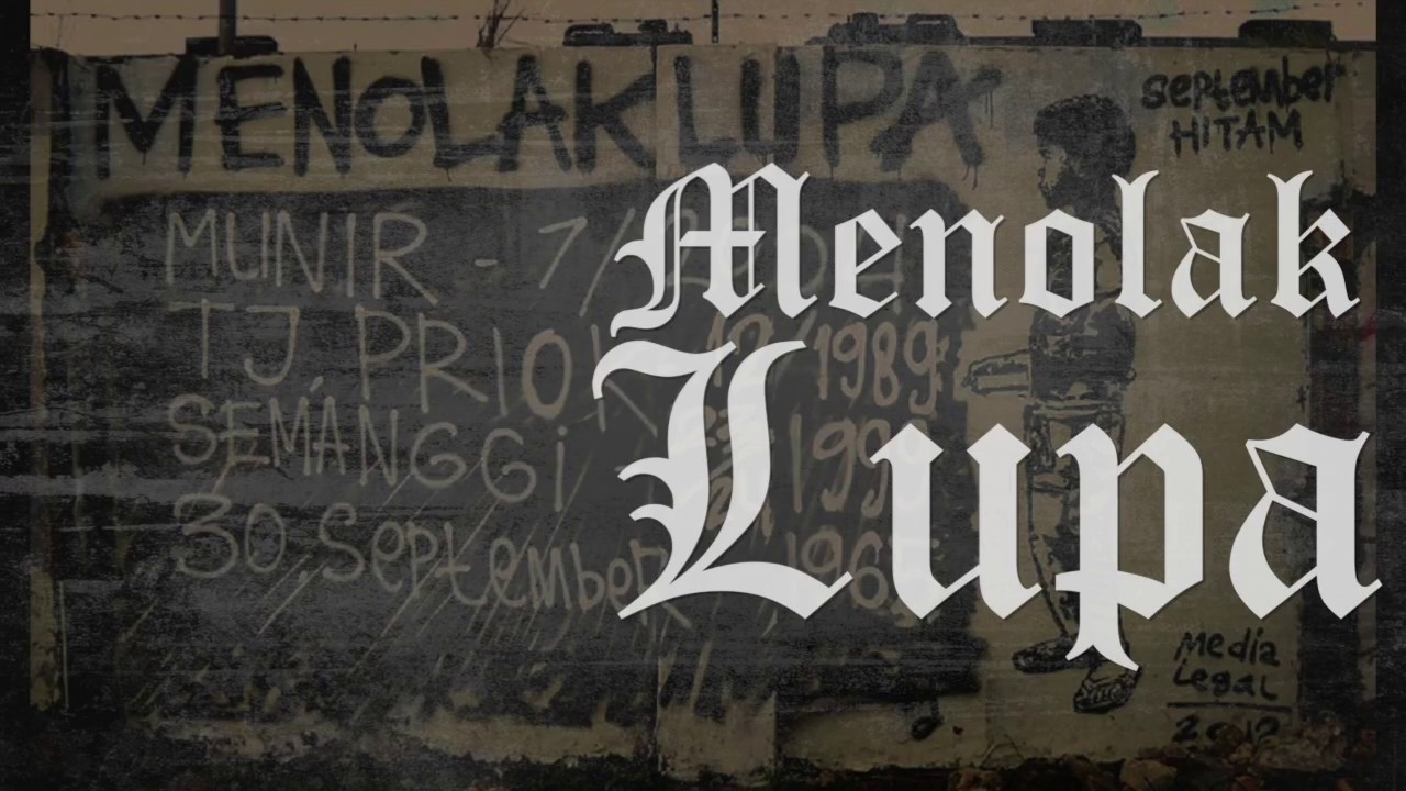 GEMURUH - Menolak Lupa (Official Lyrics Video)