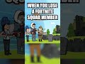 when you lose a fortnite squad member... #fortnite